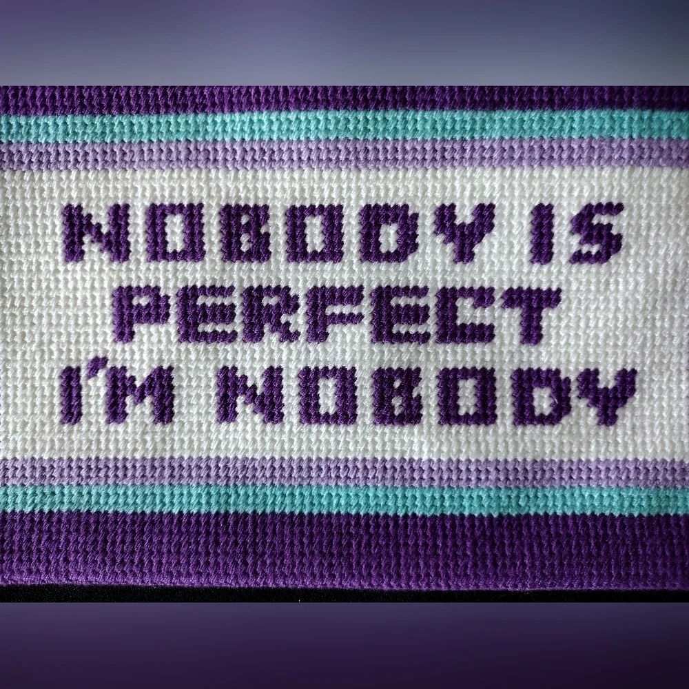 Purple Cosmetic Zipper Pouch